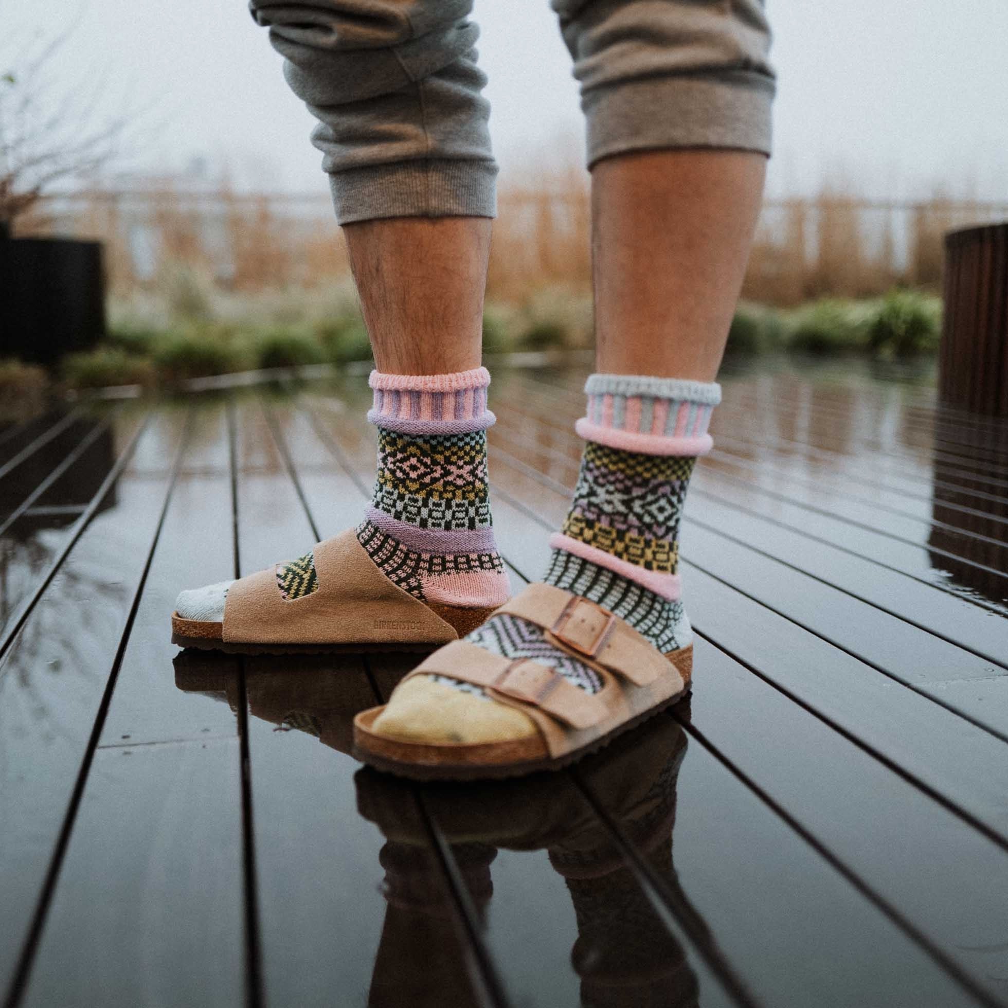 Recycled Cotton Socks - Lilac