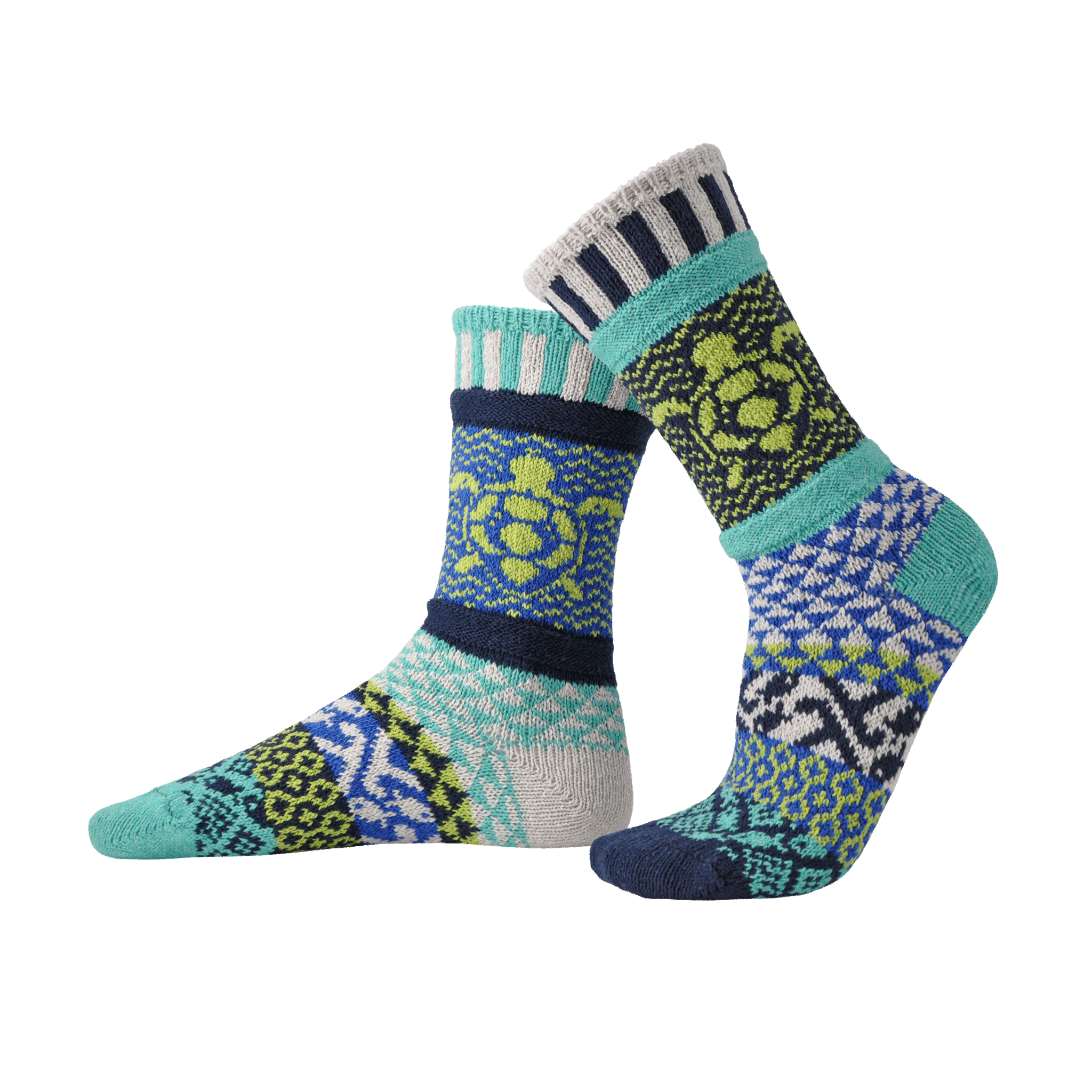 Recycled Cotton Socks - Ocean
