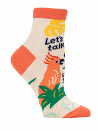 Let's Talk Some Sh*t- Novelty Ankle Socks