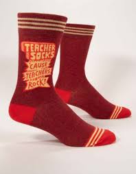 Teachers Socks cause Teachers Rock! Premium Quality- Novelty