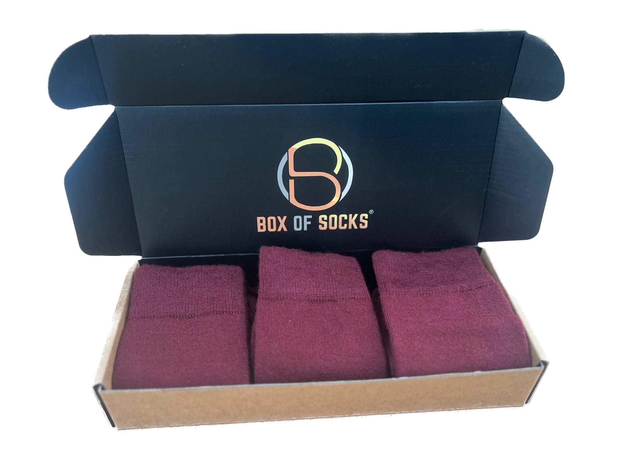 Merino wool dress socks are a perfect combination of sophistication, comfort, and functionality. Crafted from the luxurious and soft fibres of merino wool, these socks provide a plush and cozy feel against the skin. Burgundy Box of 3 Pairs