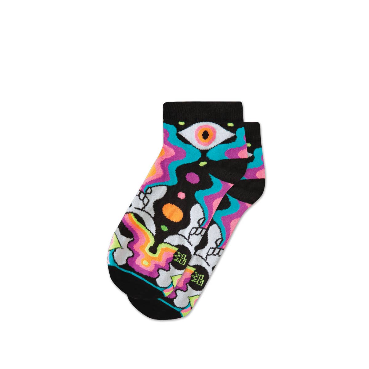 Eye of the Doomed Quarter Crew Socks