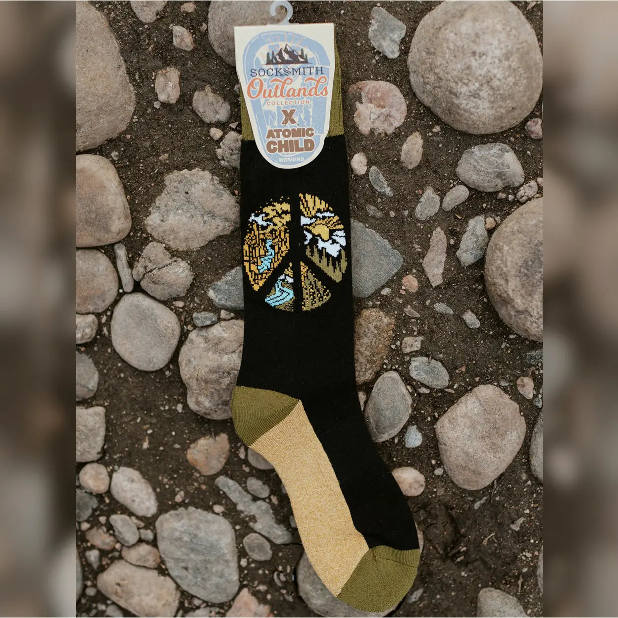Women’s Hiking Socks - Circle of Peace✌️🧘♀️🌲