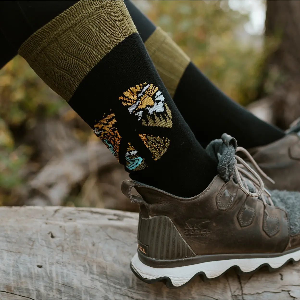 Women’s Hiking Socks - Circle of Peace✌️🧘♀️🌲