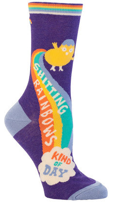 Novelty Socks -Sh*ting Rainbows