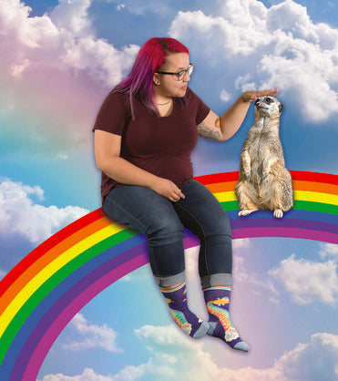 Novelty Socks -Sh*ting Rainbows