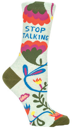 Novelty Socks - Stop Talking! Fun Socks😆