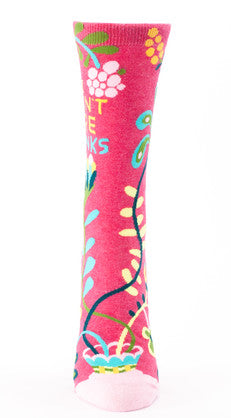 Novelty Socks - I Dont Care.....Thanks!