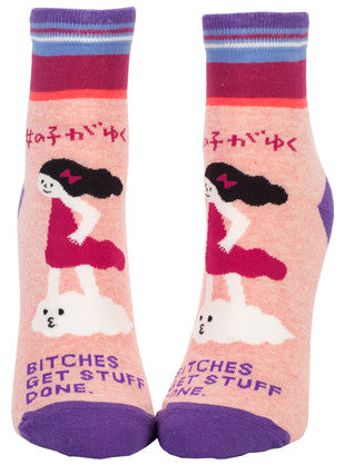 Novelty Socks -B*tches Get Stuff Done