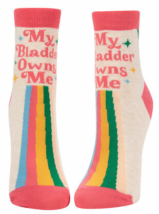 Novelty Socks -My Bladder Owns Me