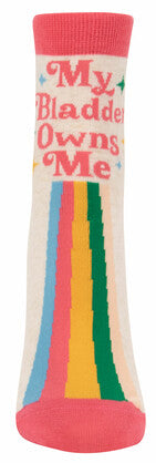 Novelty Socks -My Bladder Owns Me