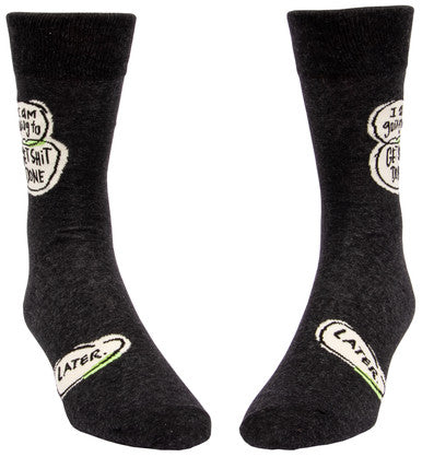 Novelty Socks -Get S**t Done Later