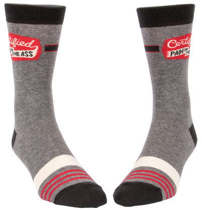 Novelty Socks -Certified Pain in the A*s