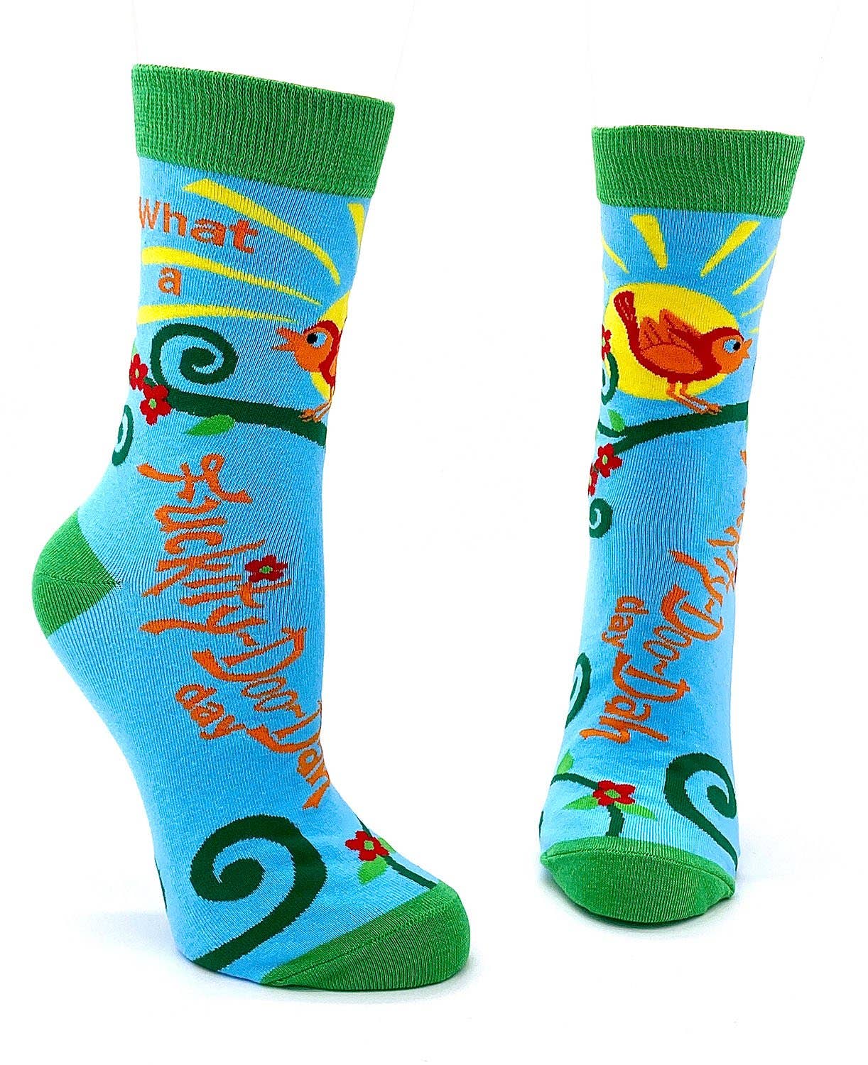Novelty Socks- What a Fuckity-Doo-Dah Day Women's Crew Socks
