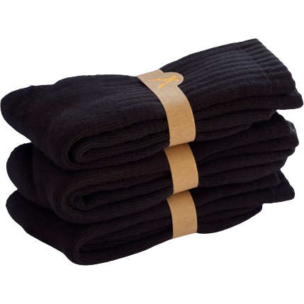 BAMBOO SOCKS 3 PACK  EXTRA THICK -SKIN FRIENDLY-INCREDIBLY SOFT