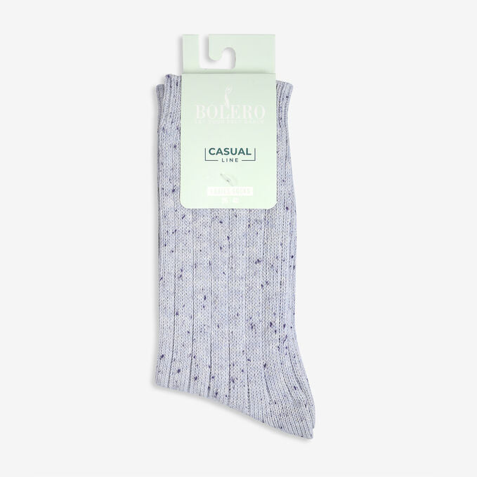 Women's Winter Cuffed Socks- Grey