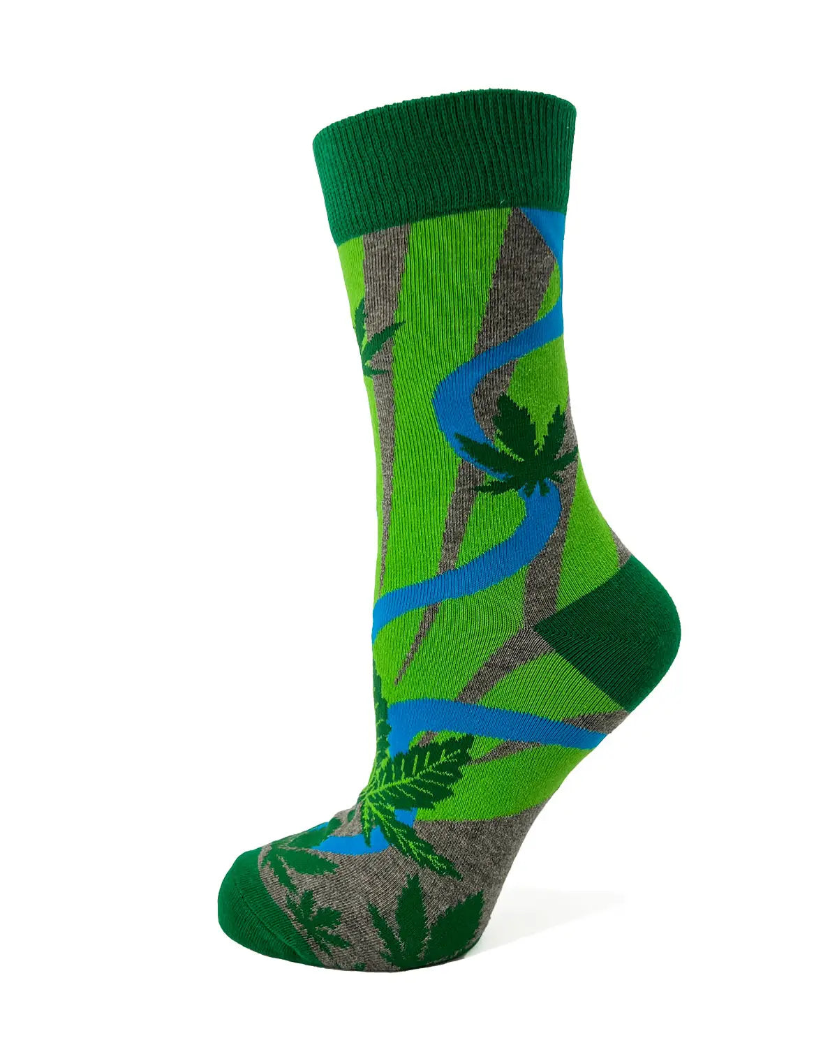 I'm a Little High Maintenance Women's Crew Socks. Funny cannabis novelty socks featuring pot leaves. Great 4:20 gift with marijuana plants. Stylish and comfortable!
