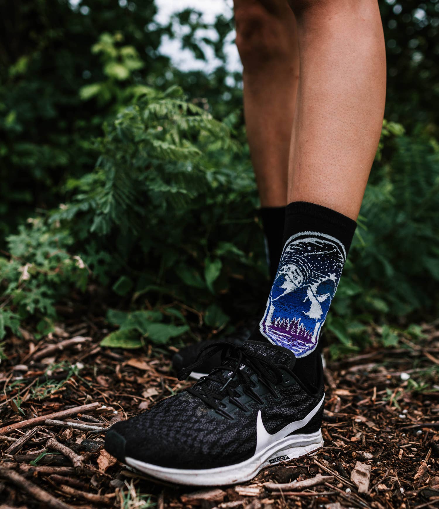 Unisex casual socks Skull Landscape 💀
