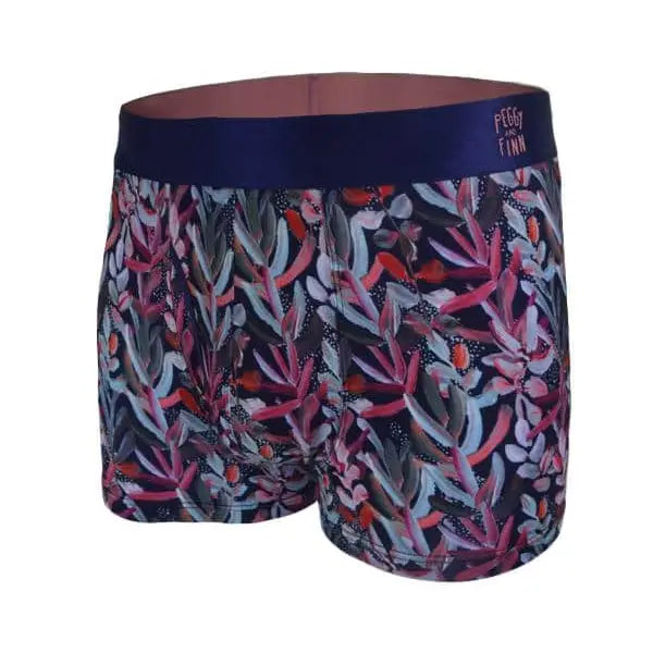 Bamboo Underwear Navy Plant Design