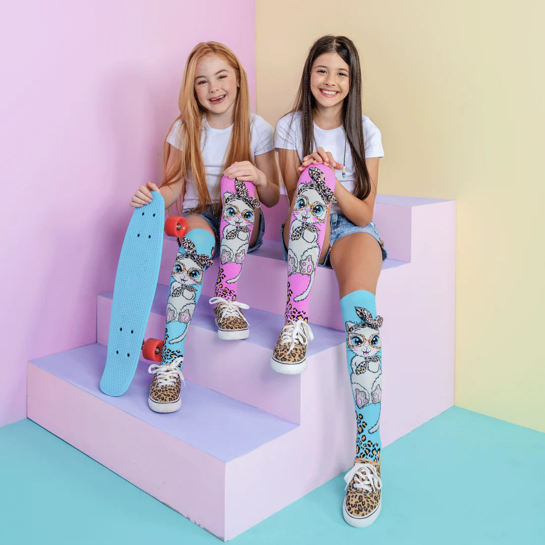 The cutest pair of cat socks you have ever seen are our brand-new MADMIA Smitten Kitten socks, which are here! Get ready to meow and flaunt your adorable new cat socks to all your family and friends because you'll be mesmerised by the adorable design.