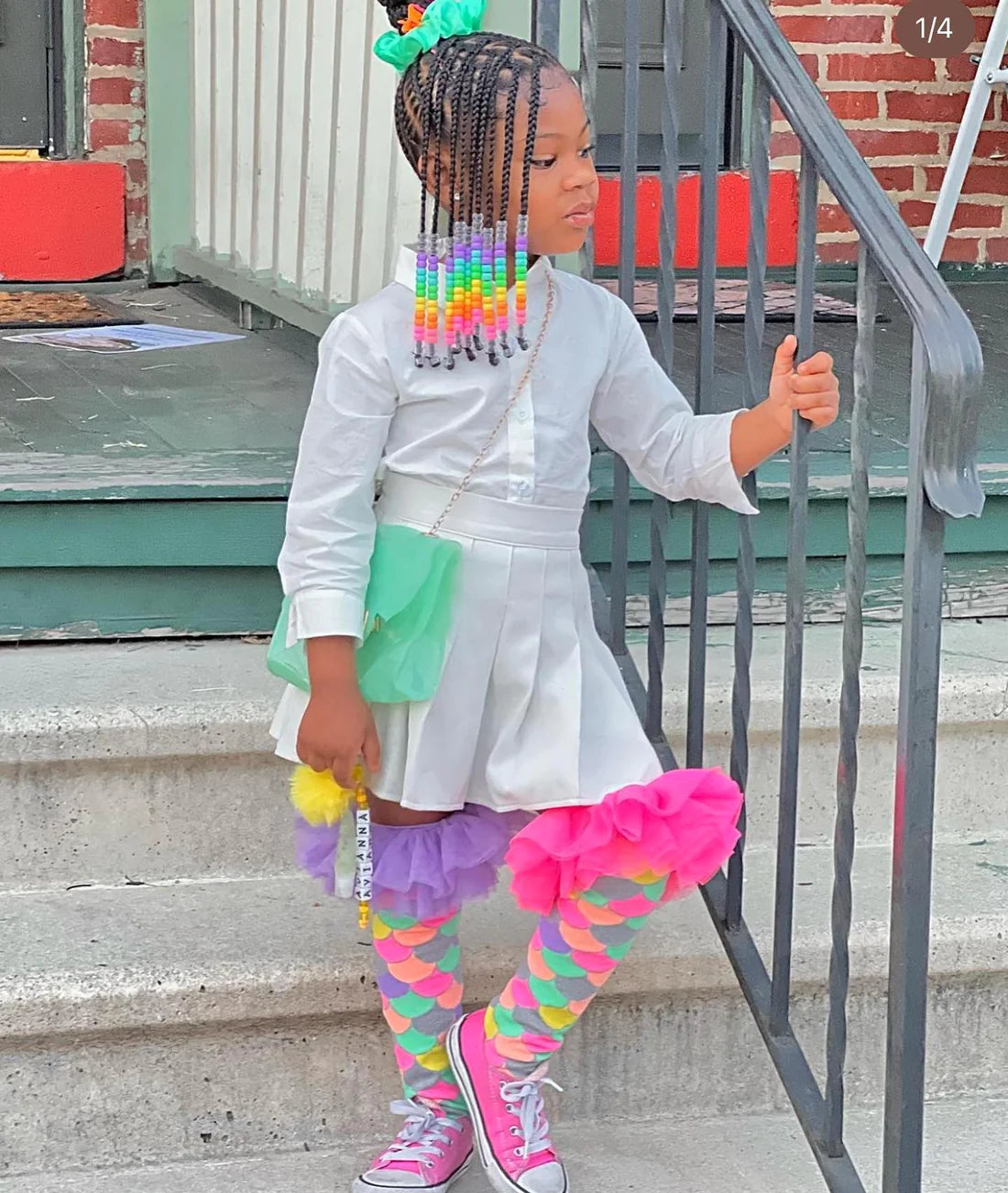 Don't pass up the chance to get our adorable mermaid-themed socks with extra fluffy frills and glitter! Enjoy these unique, vivid socks that were created just for you! Put them on, move your toes, and prepare to shimmer like a mermaid right away.