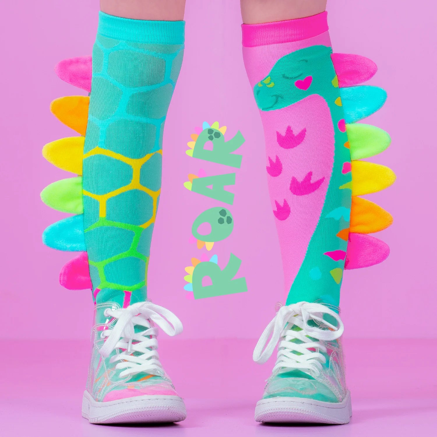 🦖 Roar Dinosaur Madmia Socks – One Size (6–99 Years) 🦖
