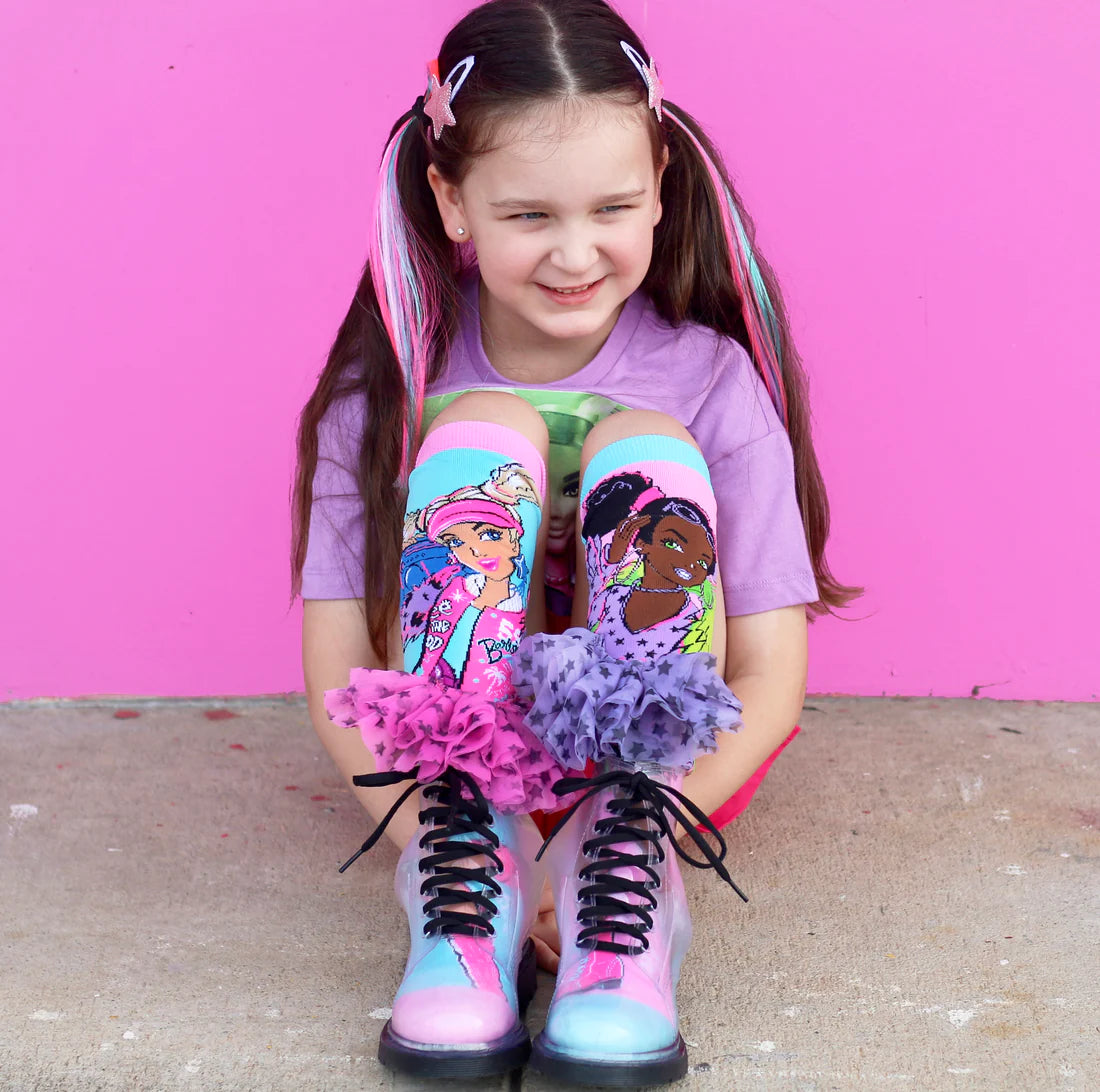 Socks Knee High With Sewn In Frilly Skirt One Size Fits Most