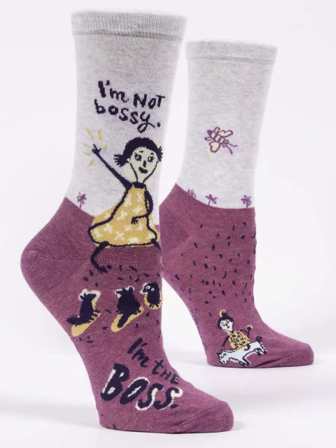 Novelty Socks- I'm Not Bossy