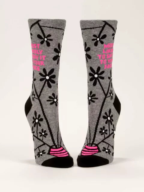 Novelty Socks-Most Likely To Say It To Your Face