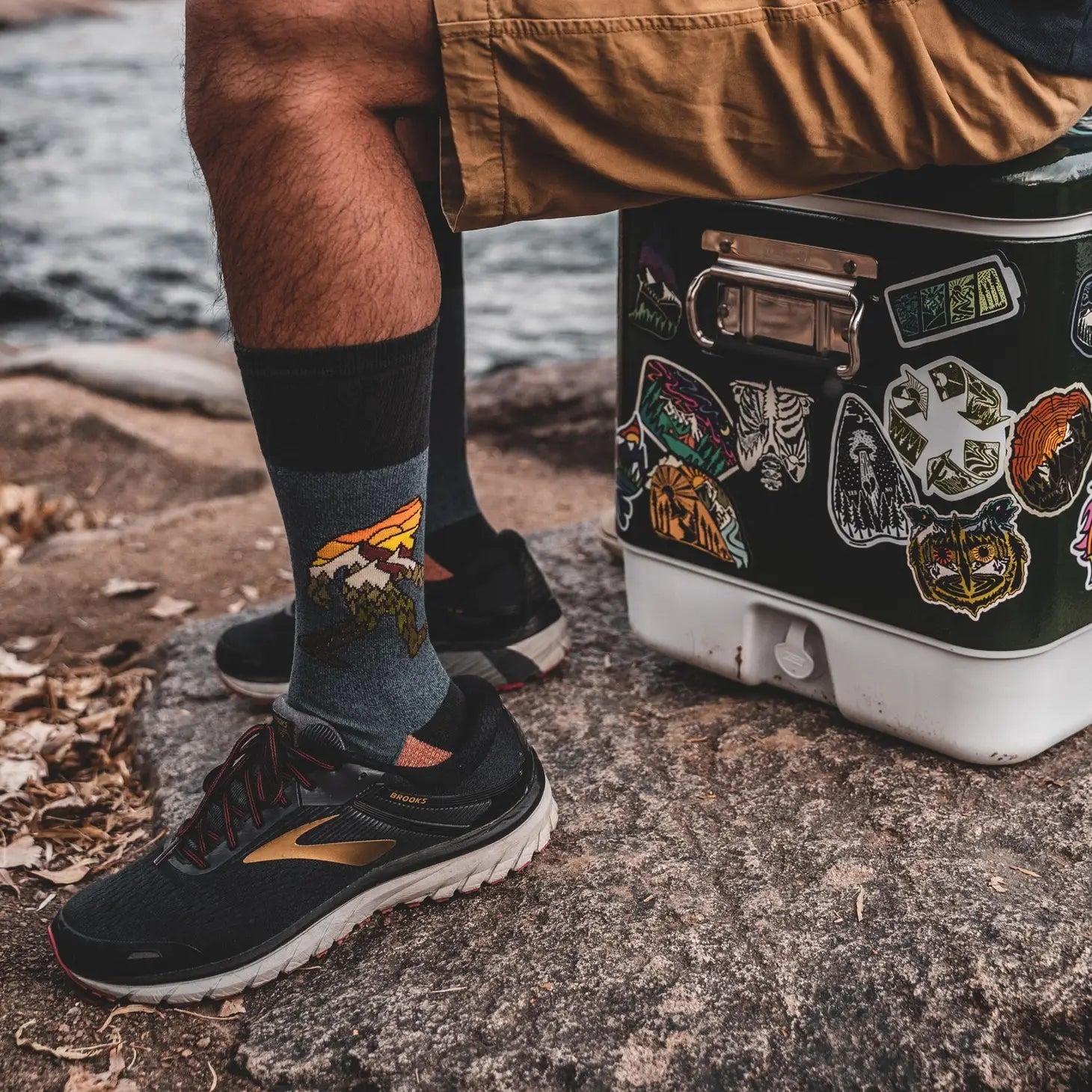 Men's  Yeti Hiking Socks - Blue🏕️