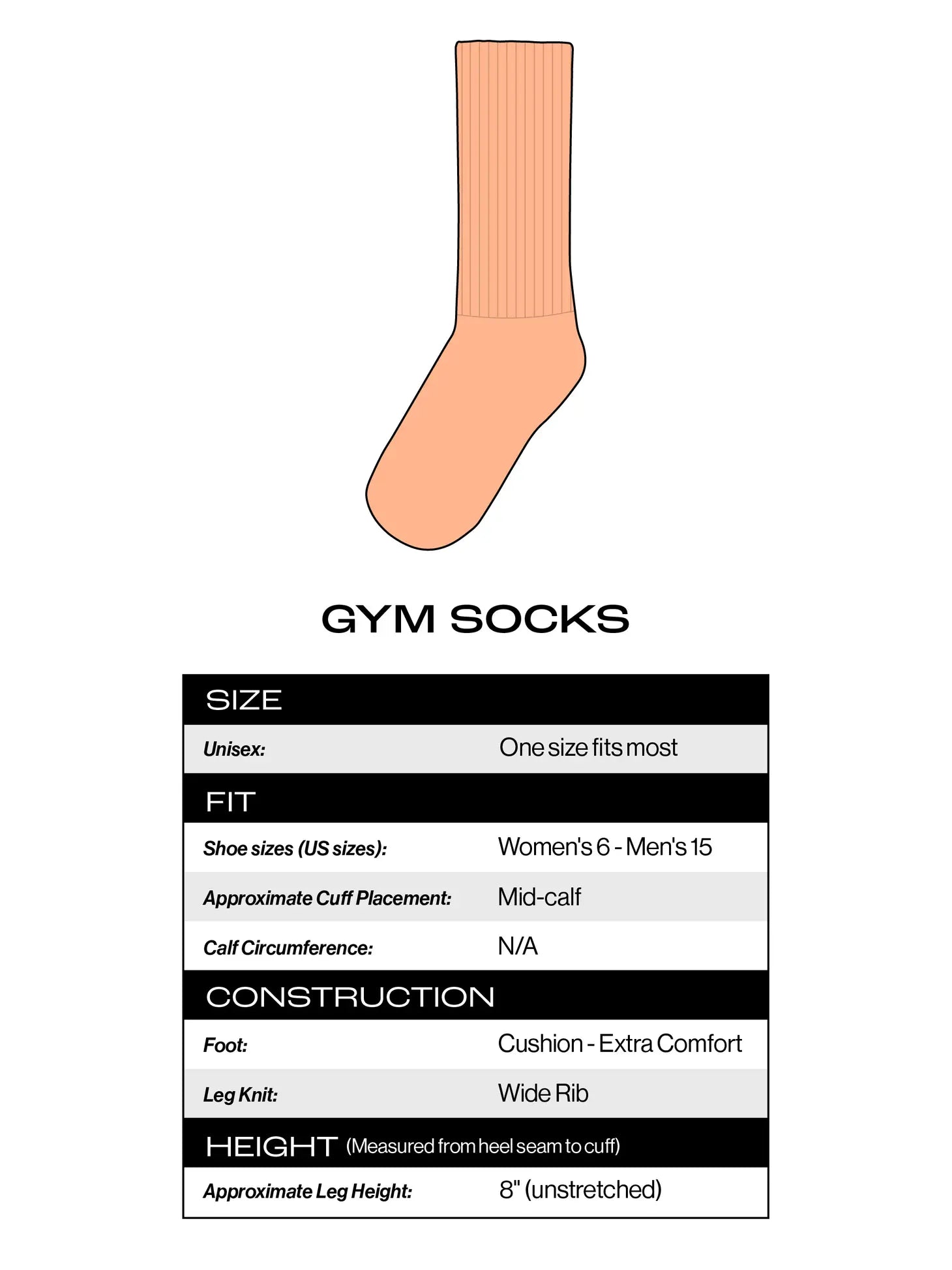 NOVELTY SOCKS - Cats Don't Give A F**k Gym Crew Socks