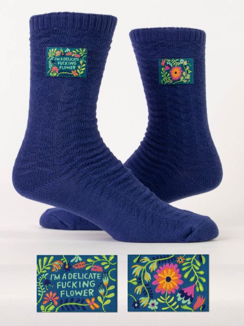 Novelty Socks - I'm a delicate F*ing Flower