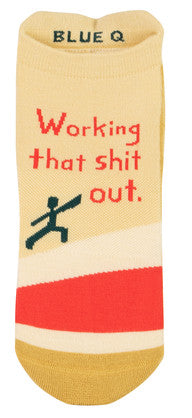 Novelty Socks - Workin That S* Out - Ankle Socks