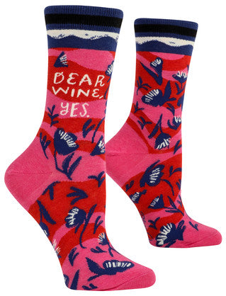 "Who says you have to choose between cozy socks and a glass of wine? Our new Wine Socks Combo has you covered. Literally. 😍🍷
