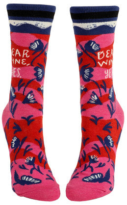 "Who says you have to choose between cozy socks and a glass of wine? Our new Wine Socks Combo has you covered. Literally. 😍🍷