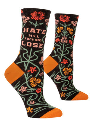 Novelty Socks - Hate Will F*cking Lose