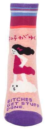 Novelty Socks -B*tches Get Stuff Done