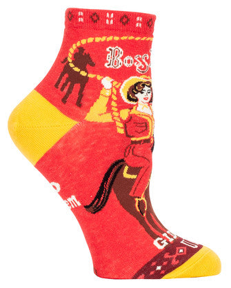 Novelty Socks -Boss Lady Ankle Socks