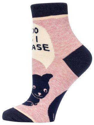 Novelty Socks -I Do As I Please" ankle socks!