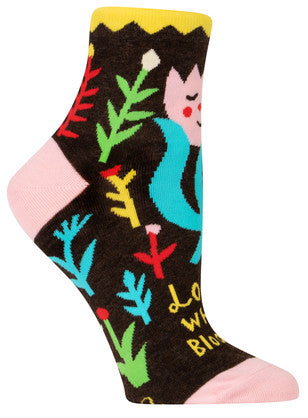 Novelty Socks -Look Who is Blooming ankle socks!