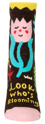 Novelty Socks -Look Who is Blooming ankle socks!