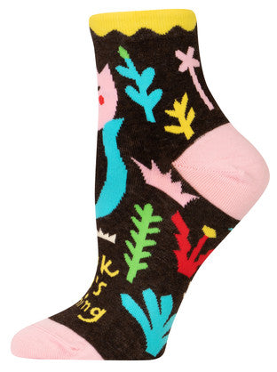 Novelty Socks -Look Who is Blooming ankle socks!