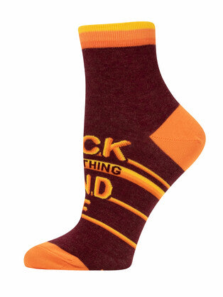 Novelty Socks -"F*ck Everything" ankle socks