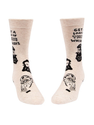 Novelty Socks -These Whiskers 🧔🏻🧦