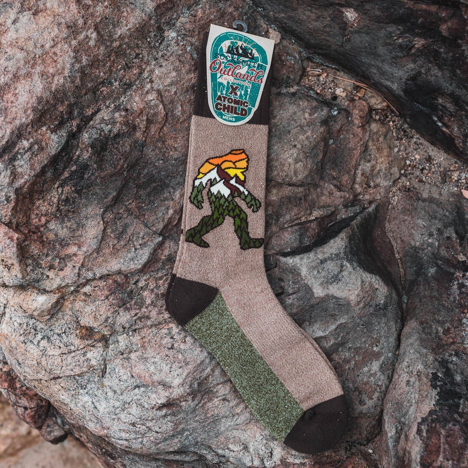  Men's Yeti Hiking Socks - Hemp