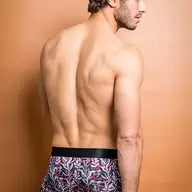 Bamboo Underwear Burgundy Boxer Shorts Native Plant Design